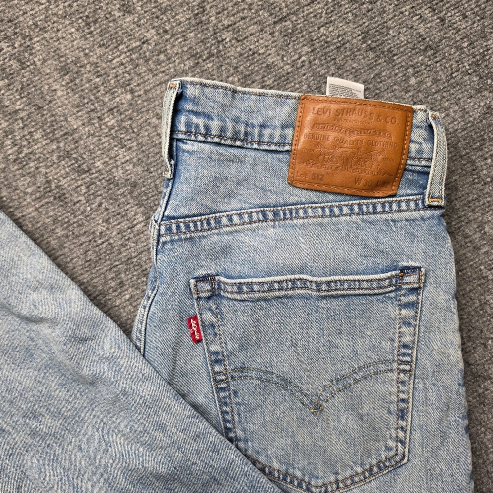 Levis Premium 501 Skinny Jeans Light Wash Blue W30 L32 28833-1183